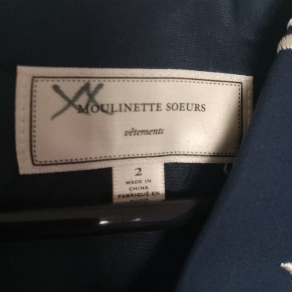 Moulinette soeurs dress women's size 2